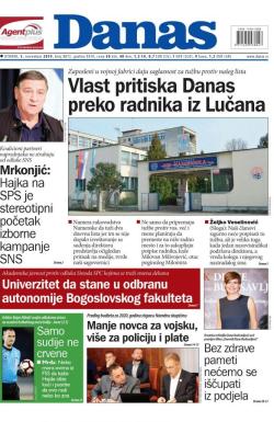 Danas - broj 8072, 5. nov 2019.