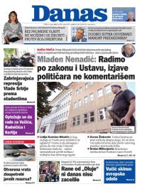 Danas - broj 9982, 5. avg 2025.