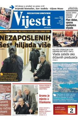 Vijesti - broj 6420, 9. feb 2016.