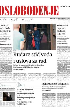 Oslobođenje - broj 26146, 12. sep 2019.