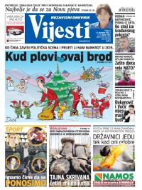Vijesti - broj 6023, 31. dec 2014.