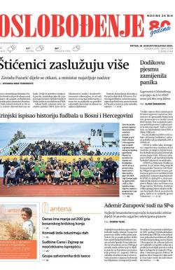 Oslobođenje - broj 27379, 18. avg 2023.