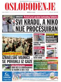 Oslobođenje - broj 24.309, 6. avg 2014.