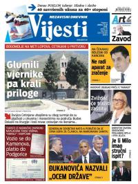 Vijesti - broj 6569, 9. jul 2016.