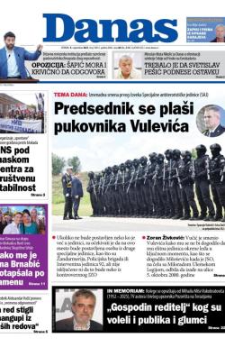 Danas - broj 10012, 9. sep 2025.