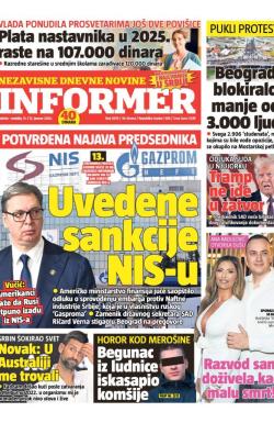 Informer - broj 3876, 11. jan 2025.