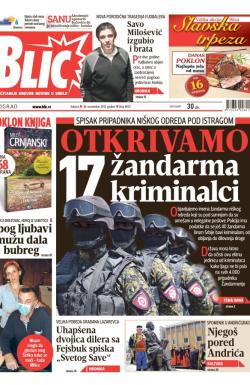 Blic - broj 6037, 30. nov 2013.