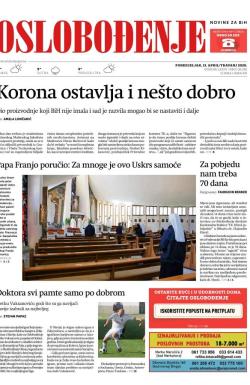 Oslobođenje - broj 26352, 13. apr 2020.