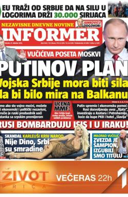 Informer - broj 1062, 27. okt 2015.