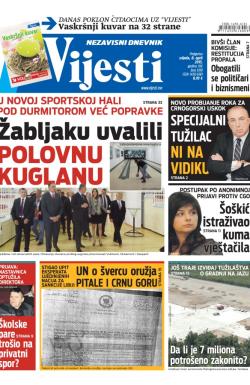 Vijesti - broj 6118, 8. apr 2015.