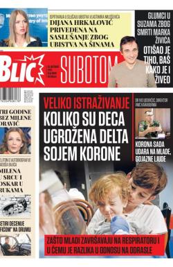 Blic - broj 8849, 16. okt 2021.