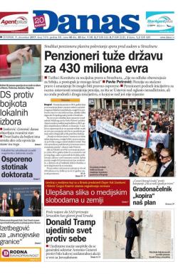 Danas - broj 7374, 7. dec 2017.