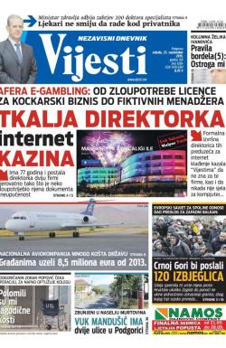 Vijesti - broj 6284, 23. sep 2015.