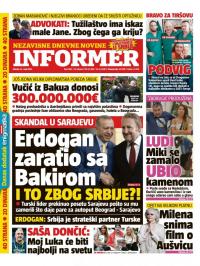 Informer - broj 1847, 22. maj 2018.