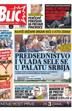 Blic - broj 8156, 1. nov 2019.