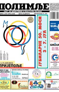 Polimlje, Prijepolje - broj 2546, 21. jun 2013.