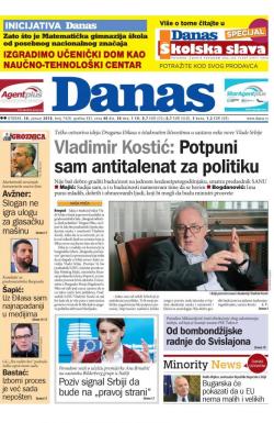 Danas - broj 7428, 30. jan 2018.