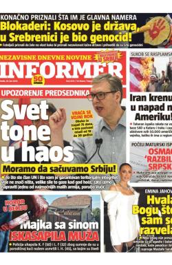 Informer - broj 4012, 24. jun 2025.