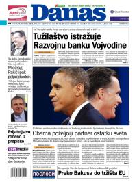 Danas - broj 5517, 6. nov 2012.