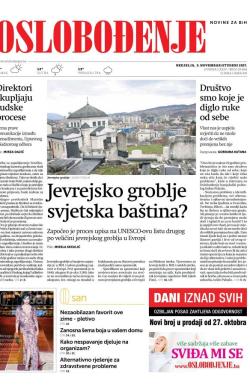 Oslobođenje - broj 25484, 5. nov 2017.
